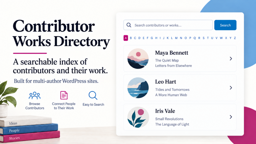 Contributor Works Directory